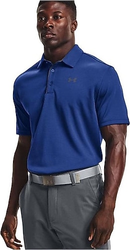 Under Armour Tech 1290140-432 Saks Mavi Kısa Kollu Erkek Polo Yaka