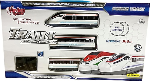 Vardem LE-2934A-11 40 Parça Işıklı 308 cm Hızlı Tren Seti