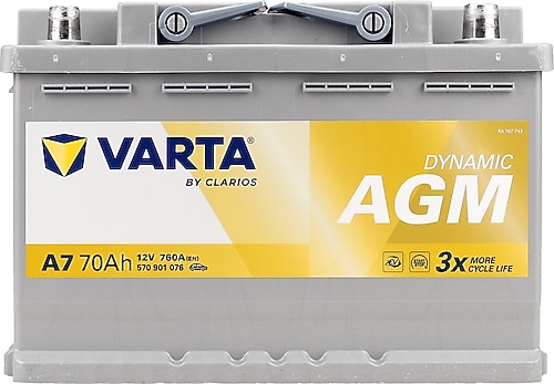 Varta Dynamic A7 Start-Stop AGM 12 V 70 Ah 760 A Akü Fiyatları