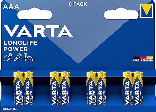 Varta Longlife Power 8'li Alkalin AAA İnce Kalem Pil Fiyatları