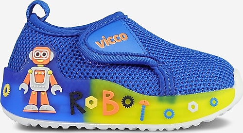 Vicco Jeli 346.E26Y.152-05 Saks Mavi Işıklı İlk Adım Ayakkabısı