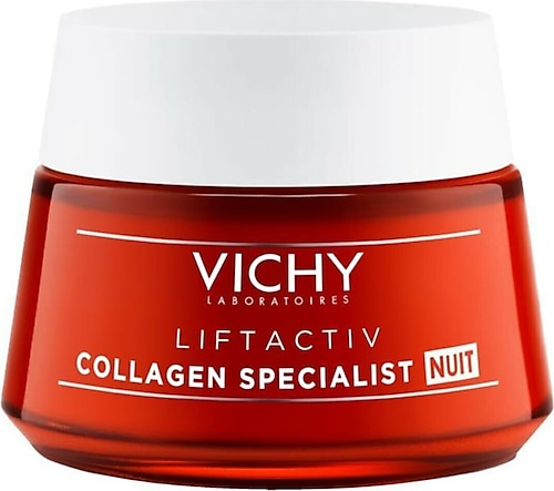 Vichy Liftactiv Collagen Specialist Nuit Yaşlanma Karşıtı Gece Kremi 50 ml