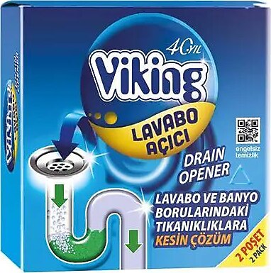 Viking Toz Lavabo Açıcı 2x50 gr Fiyatları, Özellikleri ve