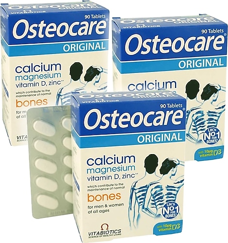 Vitabiotics Osteocare 90 Tablet 3 Adet