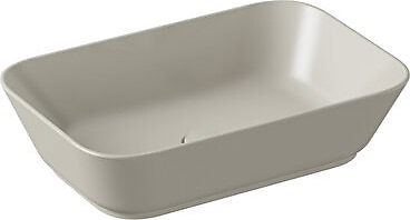 VitrA 7425B020-0016 Geo Dikdörtgen Çanak Lavabo - Mat Bej