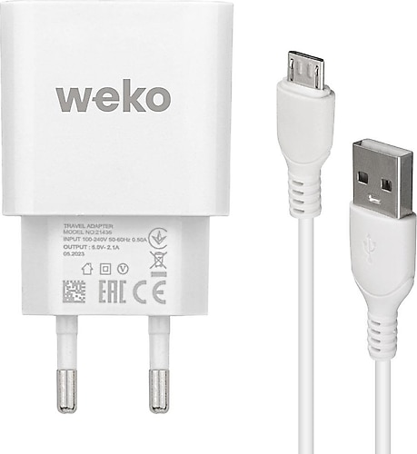 Weko WK-21436 Micro USB Kablolu Hızlı Şarj Aleti Fiyatları