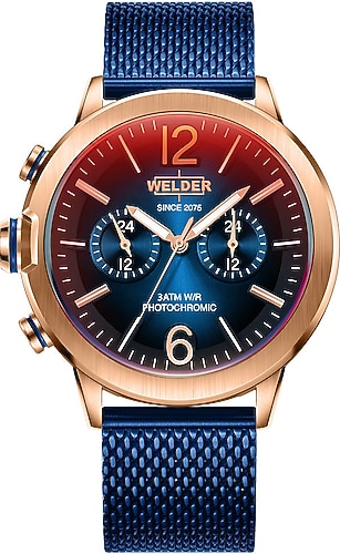 Welder Edge WWMD1018 Hasır Kordon Rose Gold Erkek Kol Saati