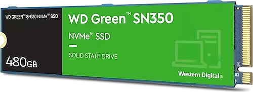 Western Digital 480 GB Green SN350 WDS480G2G0C M.2 PCI-Express 3.0 SSD