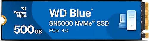Western Digital Blue SN5000 WDS500G4B0E PCI-Express 4.0 500 GB M.2