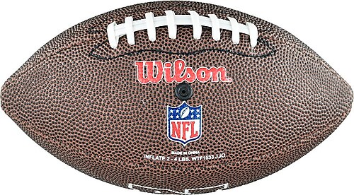 Wilson NFL Jr Team Logo Cleveland Browns Ball Wtf1534Xbcl American Football  Ball Black