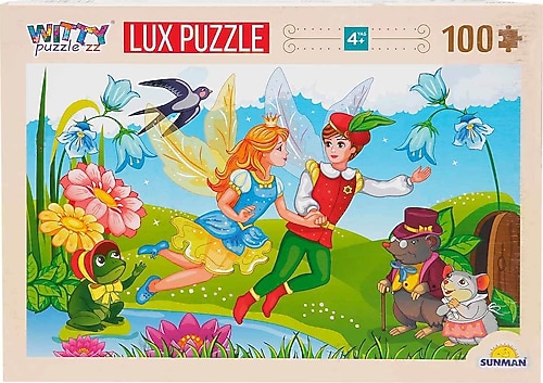 Witty Puzzlezz Peri Prenses ve Prens 100 parça Puzzle Fiyatları