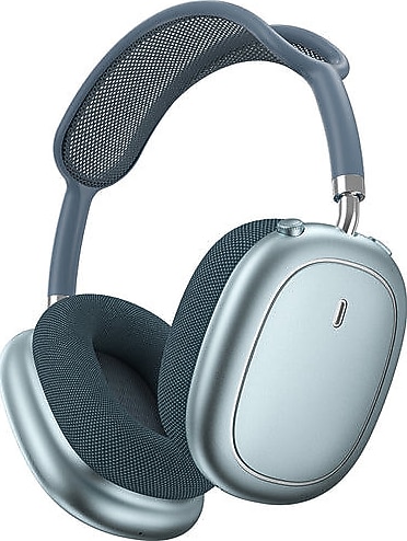 Wiwu Airbuds Max TD-18 ANC Mavi Kulak Üstü Bluetooth Kulaklık