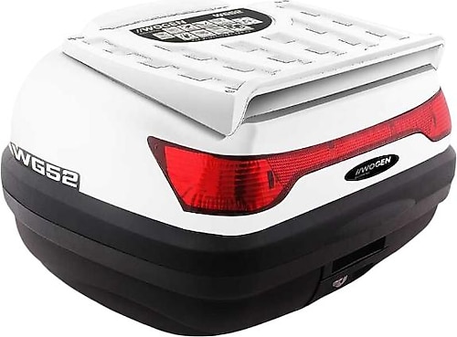 Wogen WG52 Premium 52 lt Beyaz Motosiklet Çantası Fiyatları