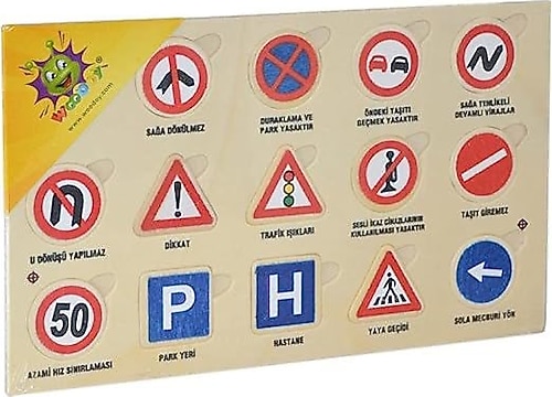 Woodoy Yapboz Trafik Levhaları 104 Fiyatları, Özellikleri ve