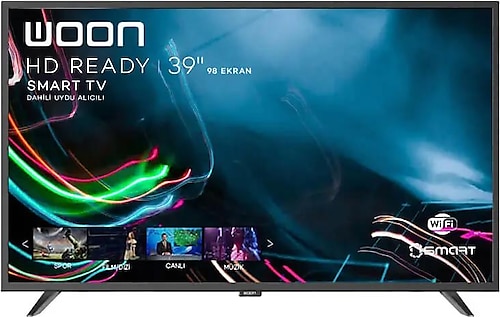 Woon WN39DAL13 HD 39'' 99 Ekran Uydu Alıcılı Android Smart LED TV