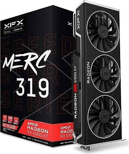 XFX Speedster MERC 319 RX 6900 XT Black Gaming RX-69XTATBD9 256 Bit GDDR6 16 GB Ekran Kartı