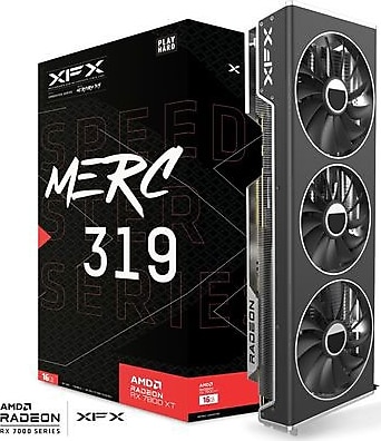 XFX RX 7800 XT Speedster Merc 319 XT Black RX-78TMERCB9 256 Bit GDDR6 16 GB Ekran Kartı
