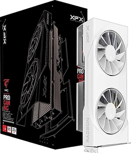 XFX RX 9060 XT Swift Gaming Edition OC White RX-96TSW8GWQ 128 Bit