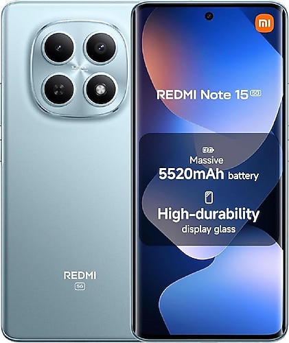 Xiaomi Redmi Note 15 5G 256 GB Mavi Fiyatları, Özellikleri ve