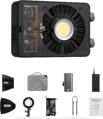 Zhiyun MOLUS X100 Bi-Color Pocket COB Monolight Pro Kit