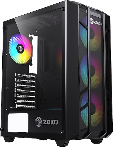 Zoko Hunter ARGB Fanlı Siyah ATX Oyuncu Kasası Fiyatları