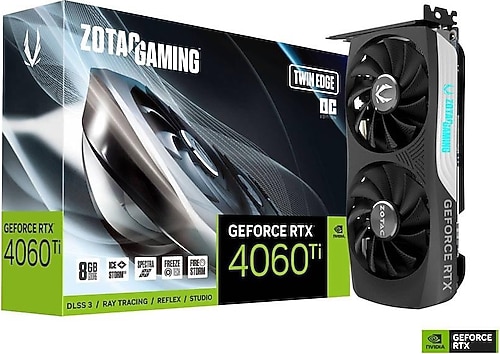 Zotac RTX 4060 TI Gaming Twin Edge OC ZT-D40610H-10M 128 Bit GDDR6
