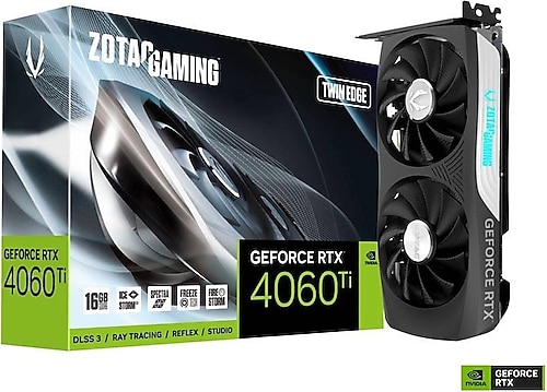 Zotac RTX 4060 TI Gaming Twin Edge ZT-D40620E-10M 128 Bit GDDR6 16