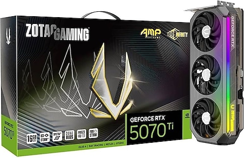 【新品未開封】ZOTAC GEFORCE RTX 5070 Ti 16GB Zotac RTX 5070 TI Gaming AMP Extreme Infinity ZT-B50710B-10P 256