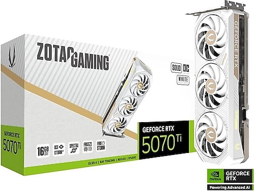 Zotac RTX 5070 TI Gaming Solid Core OC White Edition ZT-B50710Q2