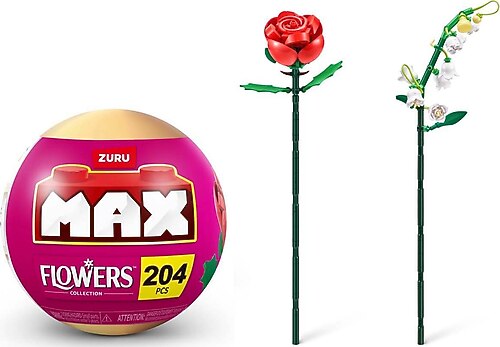 Zuru Max Uzun Çiçekler Sürprizi 204 Parça Gül ve Vadideki Zambak
