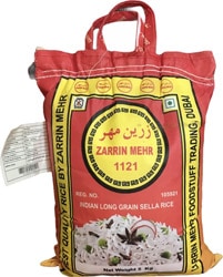 Zarrin Mehr 1121 5 kg Basmati Pirinç